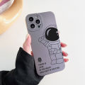 YYDS for OPPO A15 A15S Back Cover for Cute Astronaut Electro Plating Frosted Lens Full Protection Silicone Soft Mobile Phone Case. 