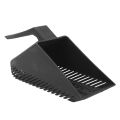 Compact Aquarium Gravel Sand Shovel Strong Construction Clean Pan Scoop Shovel Plastic Gravel Strainer Shovel Clean Tool Black. 