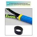 5x5 Packs Tennis Racquet Grip Ring Sweat Absorbing Badminton Grip Band Black. 