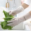 Waterproof Rubber Gloves Latex Dishwashing Gloves Kitchen Durable Cleaning Housework Chores Dishwashing Tools. 