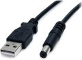 USB to 5.5mm 5V DC Cable - USB to Barrel Jack 5V DC Plug 1.0m Long Cable. 