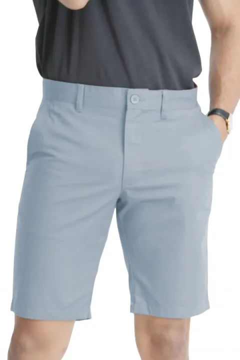Moose Men’s Slim Fit Chino Short - Lilac Blue 2