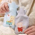 1PC Kawaii 350ml Plush Hand Warmer Cute Cartoon Girl Heart Y2k Carry-On Water-Filled Hot Water Bag Keep Warm. 