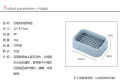 Double grid soap box bathroom drain Nordic storage creative new plastic travel handmade soap holder.. 