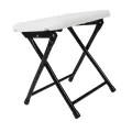 Folding Shower Seat Carbon Steel Plastic Anti Slip Multi Functional Bath Bench for Spa Center. 