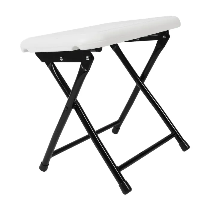Folding Shower Seat Carbon Steel Plastic Anti Slip Multi Functional Bath Bench for Spa Center