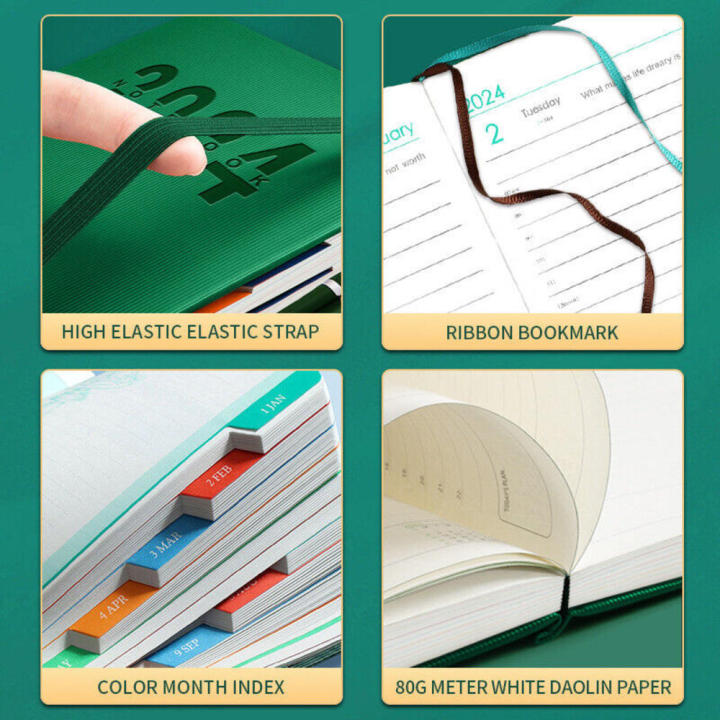 High-quality%202024%20Diary%20Portfolio%20Organized%20Portable%20Functional%20%20Week%20to%20Page%20Business%20Planner%20Stylish%20%20A5%20Folder%20Daily%20Plan%20for%20Office%20Business%20professionals%20School%20and%20college%20students%20Personal%20-%20Image%204