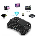 Mini Wireless Keyboard with Touchpad, 2.4Ghz Wireless Mini Handheld Remote Control Keyboard with Rechargeable Battery by Gecen Compatible with, Smart TV, HTPC, PS3,etc.. 