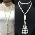【Factory prices】N0528 Pearl Long Woolen Chain Personality Clothes Pendant Accessories Accessories for Women. 