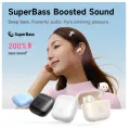 Baseus Bass BS2 Lite True Wireless Earbuds Moon White. 