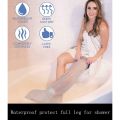 Waterproof Cast Cover Leg Adult Full Leg Shower Protector Watertight Protection for Foot Ankle Knee Wound. 