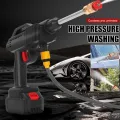 Electric Pressure Washer Power Washer Cordless Portable Handheld Car Wash Pressure Water Nozzle Cleaning Machine Kit. 