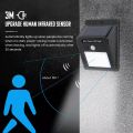 Solar Flash Light Light Motion Sensor Waterproof Sola Light White LED Solar Powered Lantern Street Lights. 