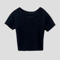 Tea Series Wear a Set of Short Sleeves T T-shirt Top Suit Women's Summer Dress Temperament High Waist Skirt Mid-Length Skirt. 