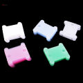 50pc Plastic Thread Winding Plate Board Embroidery Floss Bobbin Spool Holder. 