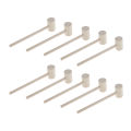 10pcs Wooden Crab Lobster Mallets Seafood Shellfish Crab Mallet Solid Natural Hardwood Crab Hammer for Cracking Seafood Tool. 