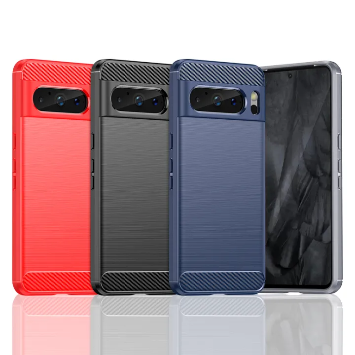 Lenuo%20For%20Google%20Pixel%208%20Pro%20Back%20Cover%20Carbon%20Fiber%20Bumper%20Shockproof%20Protective%20Phone%20Case%20-%20Image%203