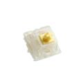 Gateron Switch Top Milky Yellow Black Switches for Mechanical Keyboard 5 Pin Keyboard MX Switch. 