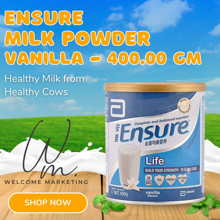 Ensure Milk Powder Vanilla - 400.00 g