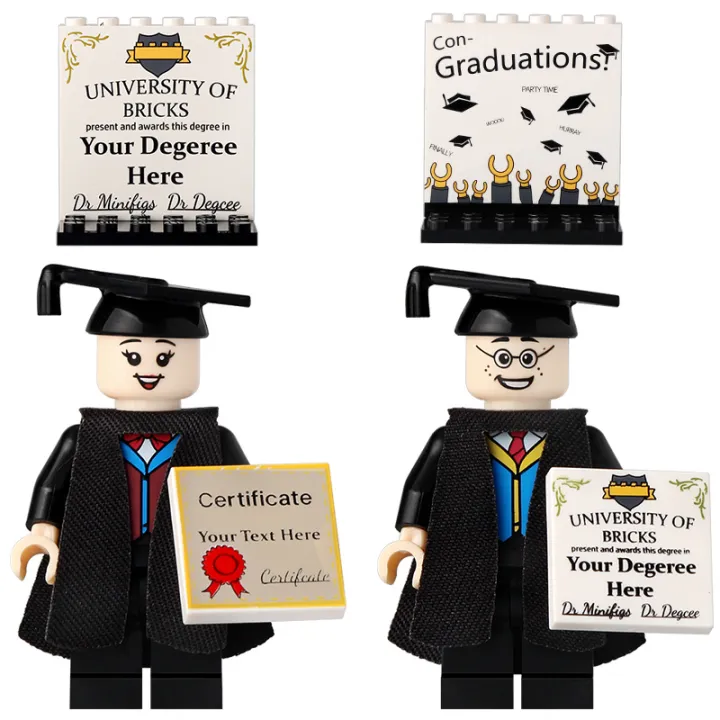 Lego Graduation 【Global best-seller】Compatible with LEGO Graduation Season Male and ...
