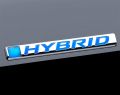 Honda Hybrid badge. 