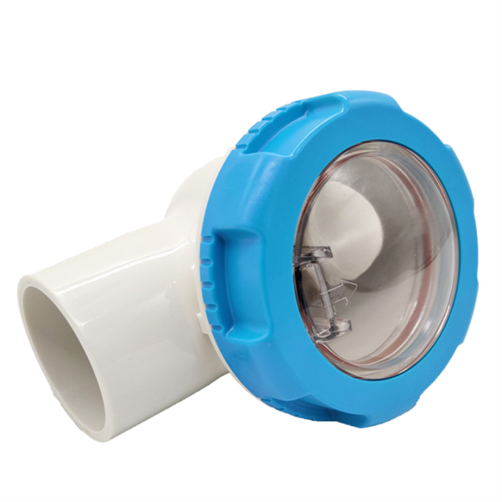 Pool Check Valve Clear Chamber Check Flapper Valve Kit 2 Inch for Swimming Pools