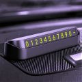 Car Parking Notification Luminous Telephone Phone Number Card Holder. 