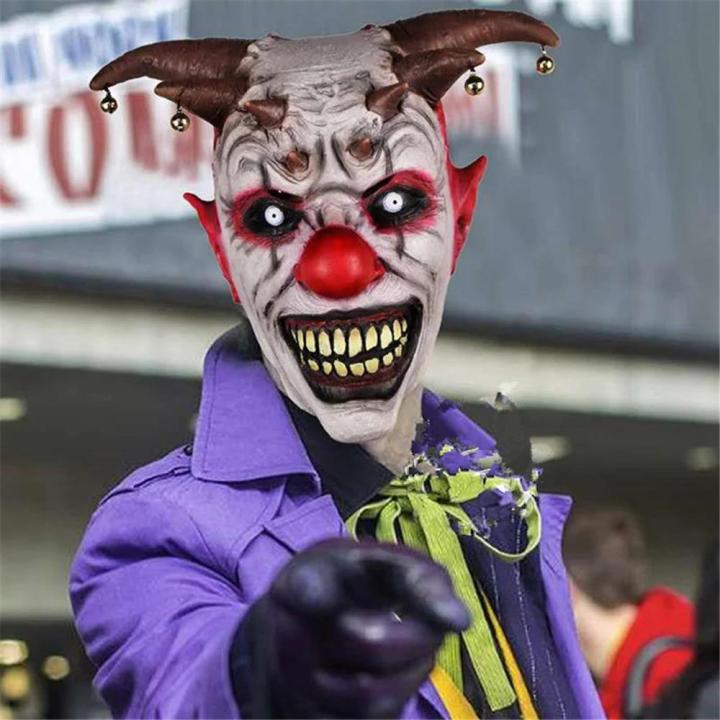 The%20Mask%20Of%20Terror%20Easy%20To%20Wear%20One%20Size%20Mask%20Halloween%20Masks%20Lifelike%20Appearance%20Latex%20Repeatable%20The%20Clown%20Mask%20Bell%20Mask%20240g%20-%20Image%206