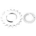 Fixed Gear Mountain Bike Wheel Cog Bicycle Threaded Sprocket Lock Rings Maintenance Cycling Crankset Accessories[carfire]. 
