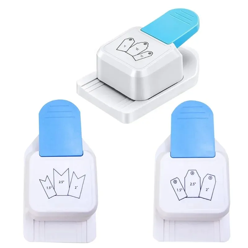 Tag Shape Craft Punches - 3 Size Tag Punch For Paper Crafts And Scrapbooking
