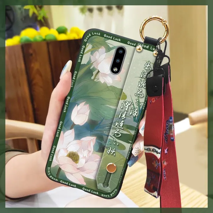 Soft%20case%20Kickstand%20Phone%20Case%20For%20Nokia%202.3%20Phone%20Holder%20ring%20Lanyard%20Chinese%20style%20Silicone%20Wrist%20Strap%20old%20lady%20-%20Image%205
