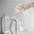 Ice Ball Maker, Portable Ice Maker Bottle Makes 17 Ice Cubes, Ice Cube Molds Bottle Creative Ice Maker Kettle for /Soft Drinks/Juice/Coffee. 