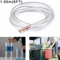 【ThinkWay】Safety Hose Self Priming 185cm Transparent PVC Barrel Tank Pump Fuel Gasoline. 