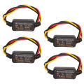 4PCS DC9‑26V LED Brake Flasher Strobe Controller 16 Modes Adjustable for Car Motorcycle. 