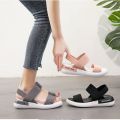 Student Sandals Women's Summer New Flat Beach Shoes Fashion All-Match Elastic Sneakers Casual Fairy Style Women's Shoes. 