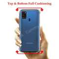 Shockproof Clear Case For Samsung Galaxy A21s Back Cover Transparent Silicone Case Soft Airbag Bumper Lens Protection Cute Design For Girls Boys New. 