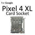 Sim Card Tray Socket Slot Reader Adapter Parts for Google Pixel 4 4a XL 4XL 5 5a 5G 6a 6 7 Pro Micro SD Card Holder Connector Container. 