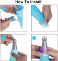 7Pcs Nozzle Set with an Icing Bag. 