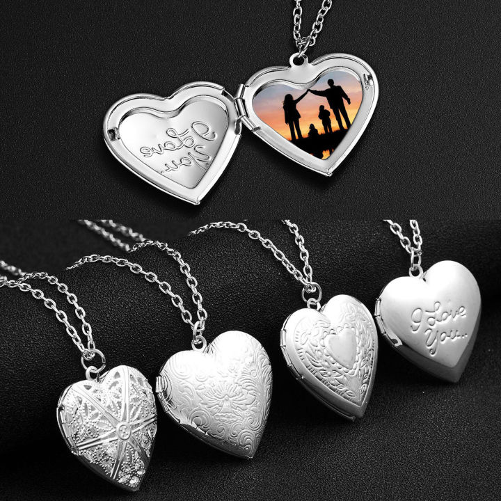 Charm%20Necklace%20Beautiful%20Heart%20Shape%20Photo%20Locket%20Necklace%20-%20Image%208