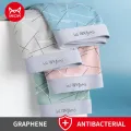 MiiOW 4Pcs Graphene Men Underpants Boxershorts Comfortable Cuecas Ice Silk Man Underwear Men Boxer Men's Panties Short L-3XL. 
