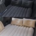 Car Travel Bed  Inflatable Car Air Mattress – Air Bed with Pump Kit –Portable Back Seat Travel Air Mattress – Camping Vacation Blow up Bed Cushion - Sleeping Pad with 2 Pillows - Universal Car. 