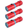OYPFXMI 3X 10000Lm Scuba Diving Light 100 Meter L2 Waterproof Underwater LED Flashlight Diving Camping Lanterna Torch. 