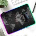 Led Lap Pad Lighting Luminous Desk Pad Map Led Keyboard Mouse For Pc Mouse World Backlight Keyboard Gaming Rgb(300Mm X 700Mm). 