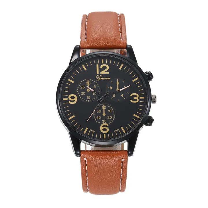 Qingwen%20%20Fashion%20Geneva%20Watch%20Business%20Fake%20Three-Eye%20Men's%20Watch%20Shell%20-%20Image%202