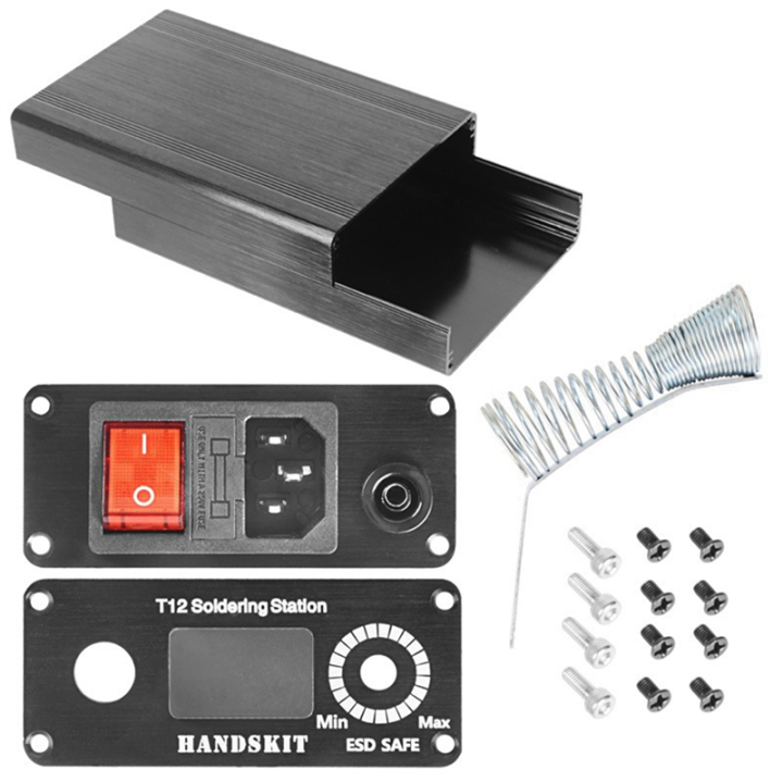 HANDSKIT T12 Soldering Iron Case Iron Shell Kit Soldering Station ...