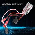 Rc ESC 10a Brushed Motor Speed Controller for Rc Car Boat W/o Brake without brake. 
