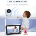 720P 2.4GHz FHSS Baby Monitor with Camera 4.3 Inch LCD creen Video Camera. 