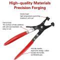 Clamp Puller Locking Car Hose Clamps Pliers Water Pipe Hose Flat Band Ring Type Tool for Garden Auto Removal Tools/ Car Water Pipe Calipers. 