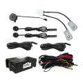 【Red】 Car Blind Spot Monitoring System Ultrasonic Sensor Distance Assist Tool Blind Spot Mirror System. 