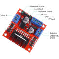 2pcs L298n Motor Controller Board Stepper Motor Control Module Dual H-Bridge 4 Sets Dc Motor Smart Car Wheel For Arduino. 